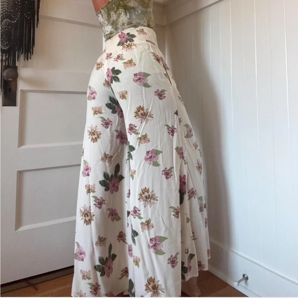 Mahina super wideleg floral pants - Picture 2 of 4